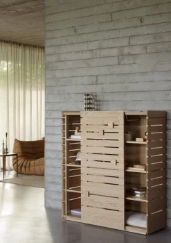 Discount Aufbewahrungsschrank Natural Ash Kinder Aufbewahrung|Kleiderschränke & Regale