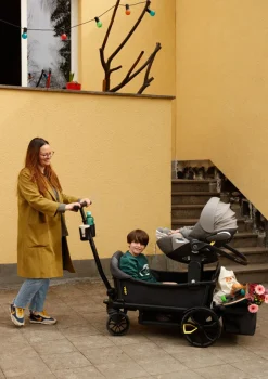 Hot Autositz Adapter (Cybex/Maxi-Cosi/Nuna) schwarz Kinder Adapter