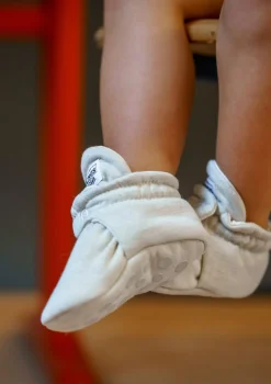 Outlet Baby Booties Cotton Light Grey Alle Accessoires|Baby Schühchen