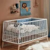 Sale Babybett 'Luna' weiß / Eiche 140 x 70 cm Kinder Babybetten & Kinderbetten|Babybetten