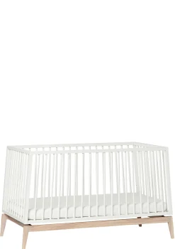 Sale Babybett 'Luna' weiß / Eiche 140 x 70 cm Kinder Babybetten & Kinderbetten|Babybetten