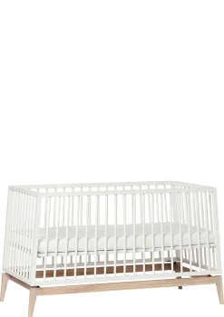 Sale Babybett 'Luna' weiß / Eiche 140 x 70 cm Kinder Babybetten & Kinderbetten|Babybetten