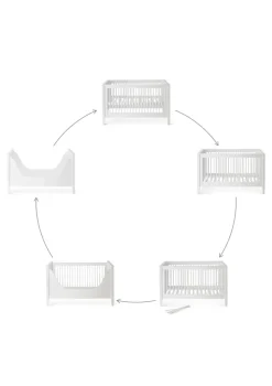 Babybett 140 x 70 cm Kinder Babybetten & Kinderbetten|Babybetten