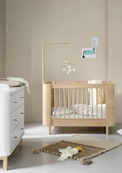 Babybett 'Wood Mini+' 122-162 x 68 cm Kinder Babybetten & Kinderbetten|Babybetten