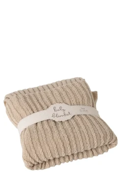 Discount Babydecke beige 75 x 95 cm Kinder Decken & Kissen|Decken & Kissen