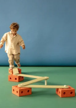 Best Balance Track-Set 17-teilig Lernspielzeug|Holzspielzeug