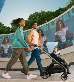 Hot Basis-Set 'Dragonfly' Schwarz / Grau Meliert Kinder Kinderwagen