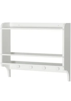 Outlet Bücherregal 'Seaside' mit Haken weiß Kinder Jugendzimmer|Jugendzimmer