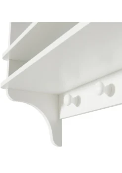 Outlet Bücherregal 'Seaside' mit Haken weiß Kinder Jugendzimmer|Jugendzimmer