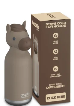 Clearance Bestie Trinkflasche Pferd 'Meadow the ' braun 460 ml Kinder Trinkbecher & Trinkflaschen|Kindergeschirr & Besteck