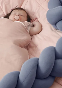 Discount Bettschlange geflochten Strick Kinder Bettschlangen|Schutz-Zubehör Kinderzimmer