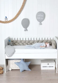 Online Bettschlange geflochten Strick Kinder Bettschlangen|Schutz-Zubehör Kinderzimmer