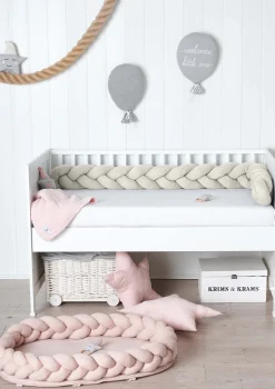 Clearance Bettschlange geflochten Strick XL Kinder Bettschlangen|Bettzubehör