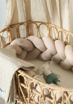 Discount Bettschlange geflochten Strick Kinder Bettschlangen|Schutz-Zubehör Kinderzimmer