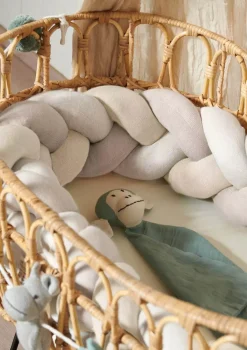 Sale Bettschlange geflochten Trio beige/sand/natur XL Kinder Bettschlangen|Schutz-Zubehör Kinderzimmer