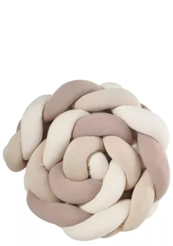 New Bettschlange geflochten Trio altrosa/beige/natur Kinder Bettschlangen|Schutz-Zubehör Kinderzimmer