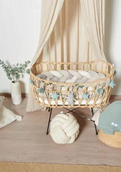 Discount Bettschlange geflochten Trio beige/sand/natur Kinder Bettschlangen|Schutz-Zubehör Kinderzimmer