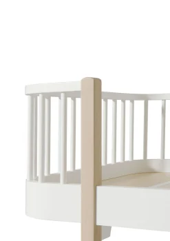 Hot Bettsofa 'Wood Original' weiß / Eiche 200 x 90 cm Kinder Jugendzimmer|Jugendzimmer