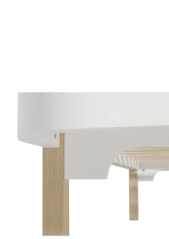 Hot Bettsofa 'Wood Original' weiß / Eiche 200 x 90 cm Kinder Jugendzimmer|Jugendzimmer