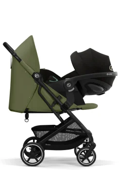 Buggy 'Beezy' Black / Moss Green Kinder Kinderwagen