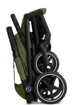 Buggy 'Beezy' Black / Moss Green Kinder Kinderwagen