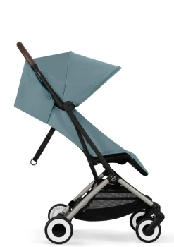 Online Buggy 'Orfeo' Taupe / Stormy Blue Kinder Kinderwagen|Reisebuggys