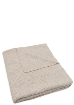 Sale Decke 'Check Knit' Oatmeal 150 x 100 cm Kinder Decken & Kissen|Decken & Kissen