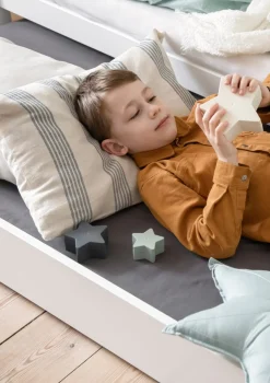 Clearance ECO Luxury' Ausziehbett weiß Kinder Hochbetten & Etagenbetten|Babybetten & Kinderbetten