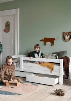 Online ECO Luxury' Einzelbett weiß 160 x 70 cm Kinder Babybetten & Kinderbetten|Babybetten