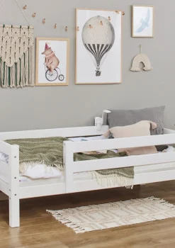 Online ECO Luxury' Einzelbett weiß 160 x 70 cm Kinder Babybetten & Kinderbetten|Babybetten