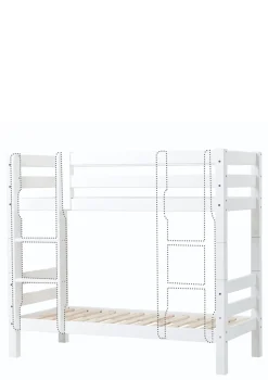 ECO Luxury' Etagenbett weiß 160 x 70 cm Kinder Hochbetten & Etagenbetten|Babybetten & Kinderbetten