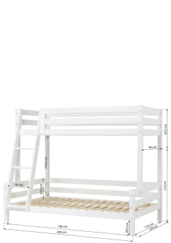 Sale ECO Luxury' Familien-Etagenbett weiß Kinder Hochbetten & Etagenbetten|Babybetten & Kinderbetten