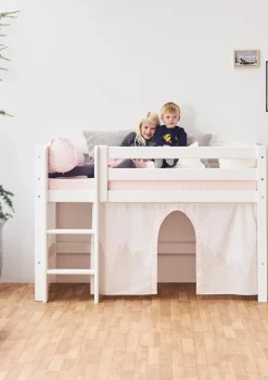 ECO Luxury' Halbhochbett weiß 160 x 70 cm Kinder Babybetten & Kinderbetten|Babybetten