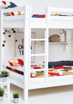 Clearance ECO Luxury' Hohes Etagenbett weiß 160 x 70 cm Kinder Hochbetten & Etagenbetten|Babybetten & Kinderbetten