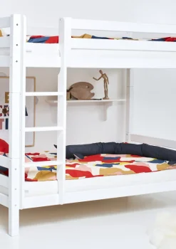 Outlet ECO Luxury' Hohes Etagenbett weiß 200 x 120 cm Kinder Hochbetten & Etagenbetten|Babybetten & Kinderbetten