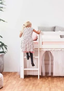 Outlet ECO Luxury' Leiter weiß, gerade, verschiedene Größen Kinder Hochbetten & Etagenbetten|Babybetten & Kinderbetten