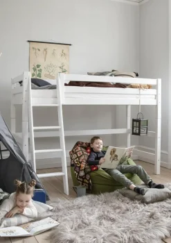 Best ECO Luxury' Mittelhochbett weiß 200 x 90 cm Kinder Babybetten & Kinderbetten|Babybetten