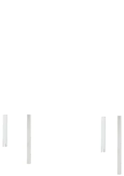 Discount ECO Luxury' Mittelklötze für Familien-Etagenbett weiß Kinder Hochbetten & Etagenbetten|Babybetten & Kinderbetten