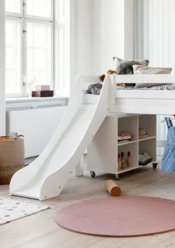 Hot ECO Luxury' Rutsche für Halbhochbett weiß Kinder Hochbetten & Etagenbetten|Babybetten & Kinderbetten