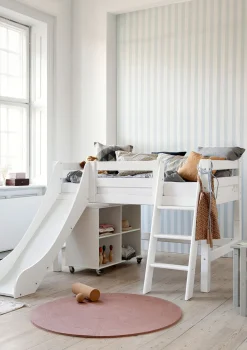 New ECO Luxury' Spielbett mit Rutsche weiß 160 x 70 cm Kinder Hochbetten & Etagenbetten|Babybetten & Kinderbetten