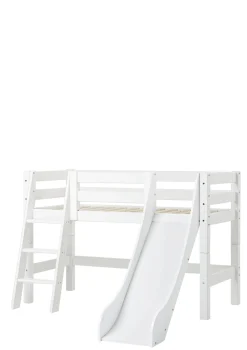 New ECO Luxury' Spielbett mit Rutsche weiß 160 x 70 cm Kinder Hochbetten & Etagenbetten|Babybetten & Kinderbetten