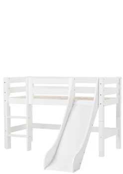 New ECO Luxury' Spielbett mit Rutsche weiß 160 x 70 cm Kinder Hochbetten & Etagenbetten|Babybetten & Kinderbetten