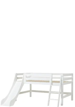 Online ECO Luxury' Spielbett mit Rutsche weiß 200 x 90 cm Kinder Hochbetten & Etagenbetten|Babybetten & Kinderbetten