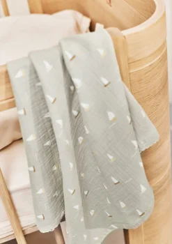 New 3er Pack Musselin Mulltücher 'Mio' 65 x 65 cm Kinder Mulltücher|Mulltücher