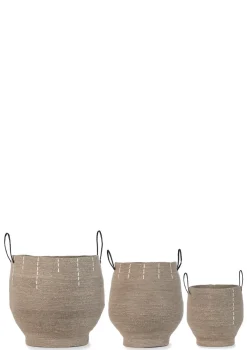 Clearance 3er-Set Aufbewahrungskörbe Cacao Kinder Aufbewahrung|Jugendzimmer