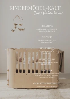 Outlet 4er-Set Buchenknäufe 'Stern' für das 4-in-1 Babybett Kinder Babybetten & Kinderbetten|Babybetten