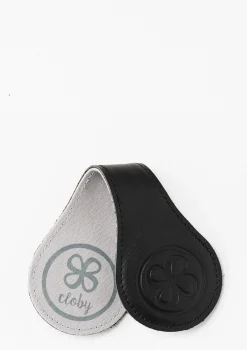 Outlet 2er-Set Magnet-Clips Leder Schwarz Kinder Halterungen & Organisation