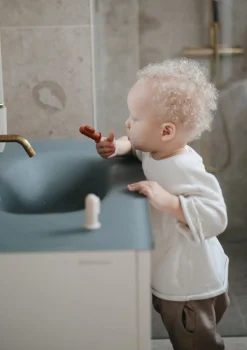 Clearance 2er-Set Silikon Finger Zahnbürste Stone/Tradewinds Zahnungshilfen|Beruhigung