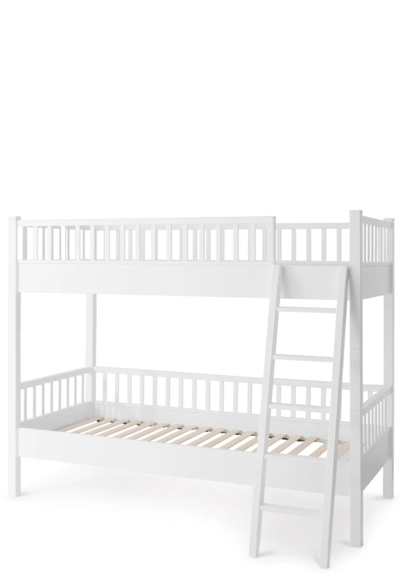 Clearance Etagenbett hoch weiß 200 x 90 cm Kinder Hochbetten & Etagenbetten|Babybetten & Kinderbetten