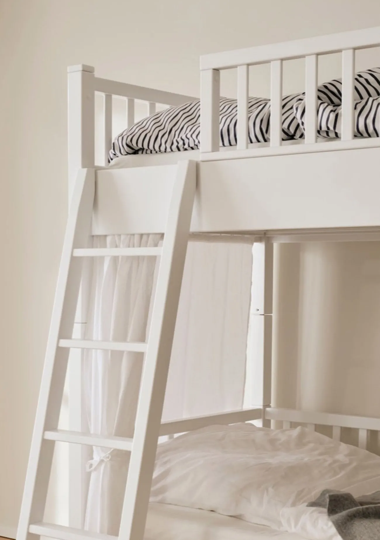 Clearance Etagenbett hoch weiß 200 x 90 cm Kinder Hochbetten & Etagenbetten|Babybetten & Kinderbetten